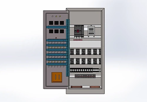 12채널 AC 입력 버스바 캐비닛 설계 사례